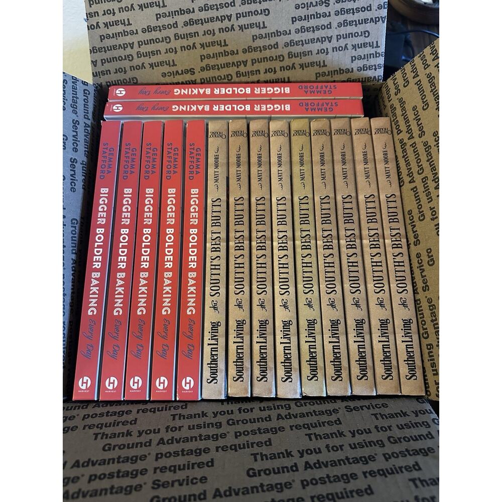 Great Deal Lot of 16 Books South’s Best Butts And Bigger Bolder Baking Msrp $500